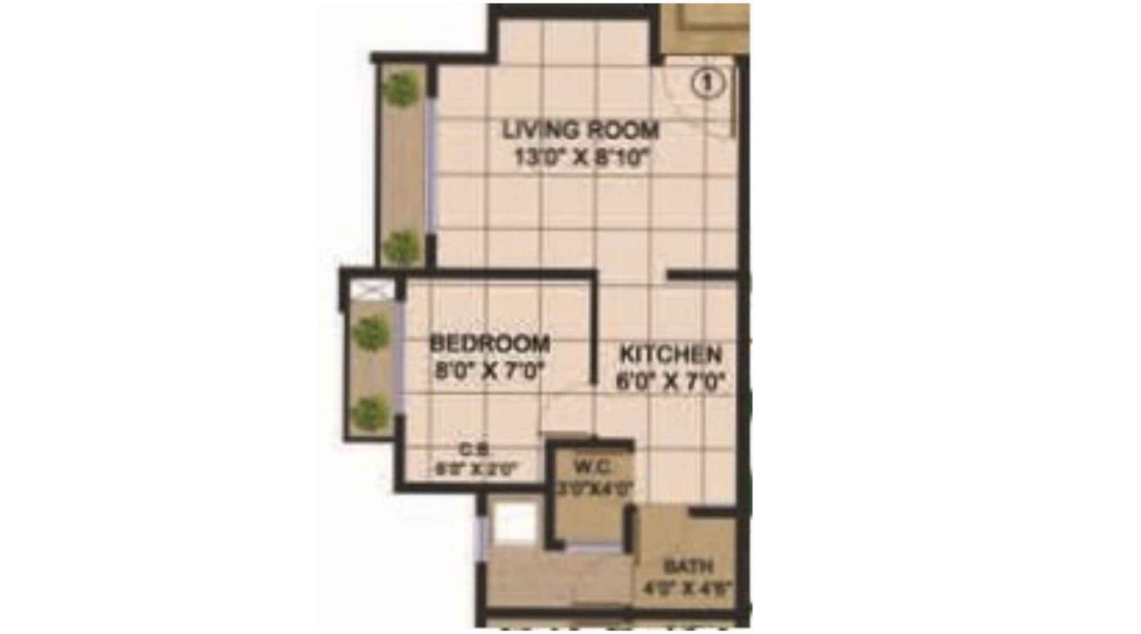 Bhoomi-Acres-Floor-Plan-J-K-Wing-1-BHK-Unit-Plan-1