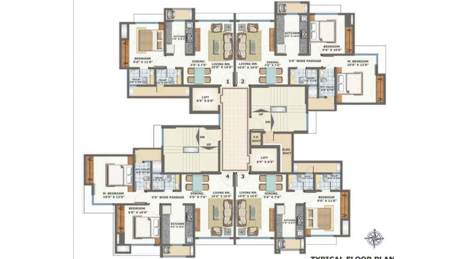 Bhoomi-Acres-Floor-Plan-M-Wing